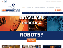 Tablet Screenshot of irsrobotics.com